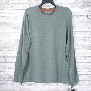 Free Country Mens Active Tee L Moisture Wicking Dried Sage 428